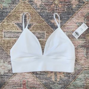 Abercrombie Next to Naked Ribbed Bralette
